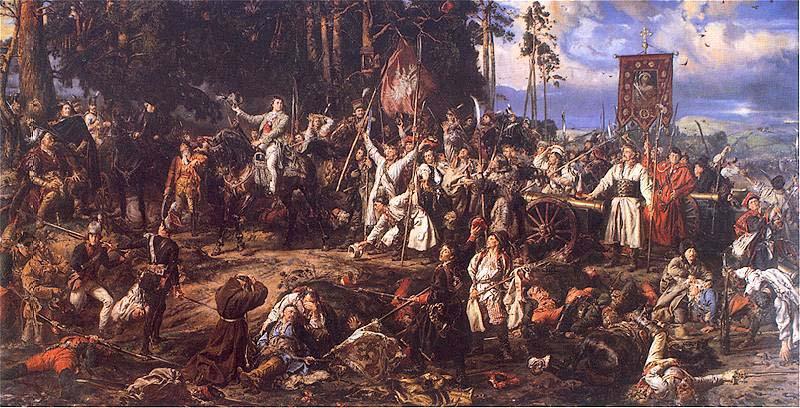 Jan Matejko The Battle of Raclawice, a major battle of the Kosciuszko Uprising China oil painting art